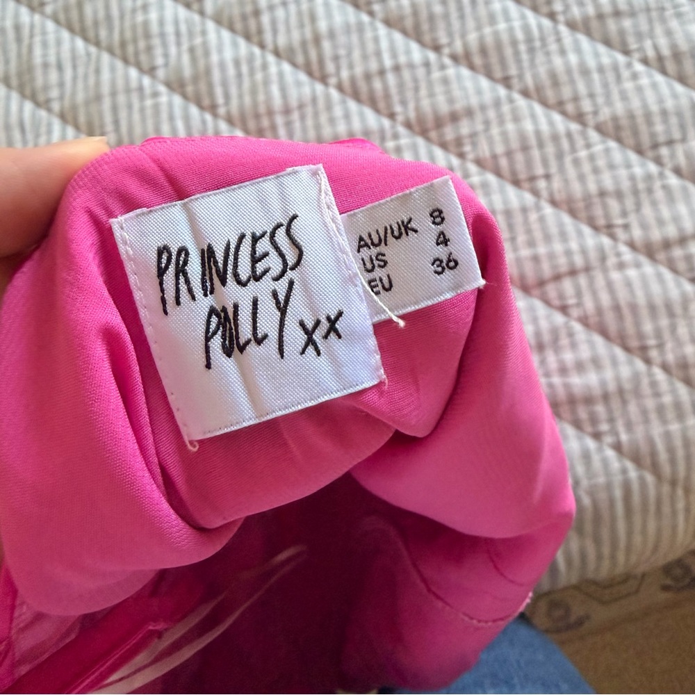 Princess Polly pink satin corset dress - Picture 5 of 5